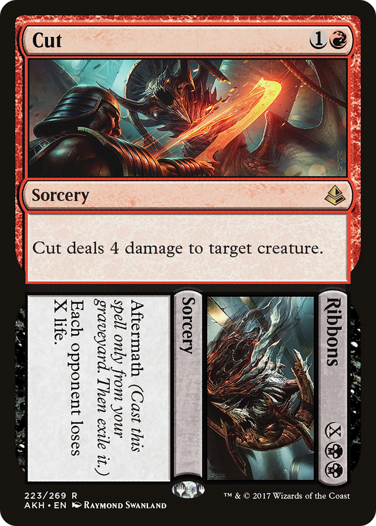 Image of Cut // Ribbons (AKH-223) - Amonkhet Foil