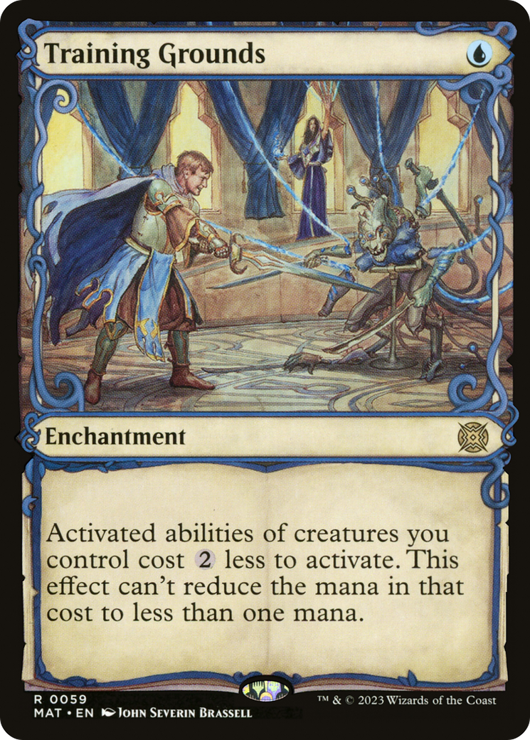 Image of Training Grounds (Showcase) (MAT-059) - March of the Machine: The Aftermath: (Showcase) Foil