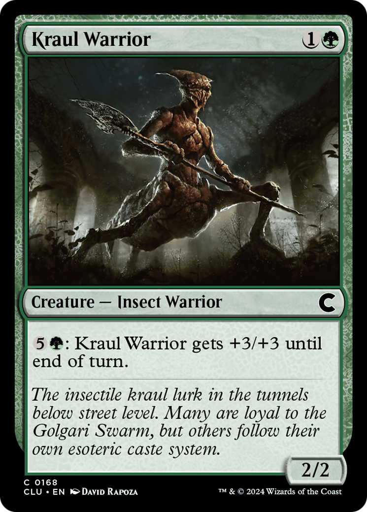 Image of Kraul Warrior (CLU-168) - Ravnica: Clue Edition