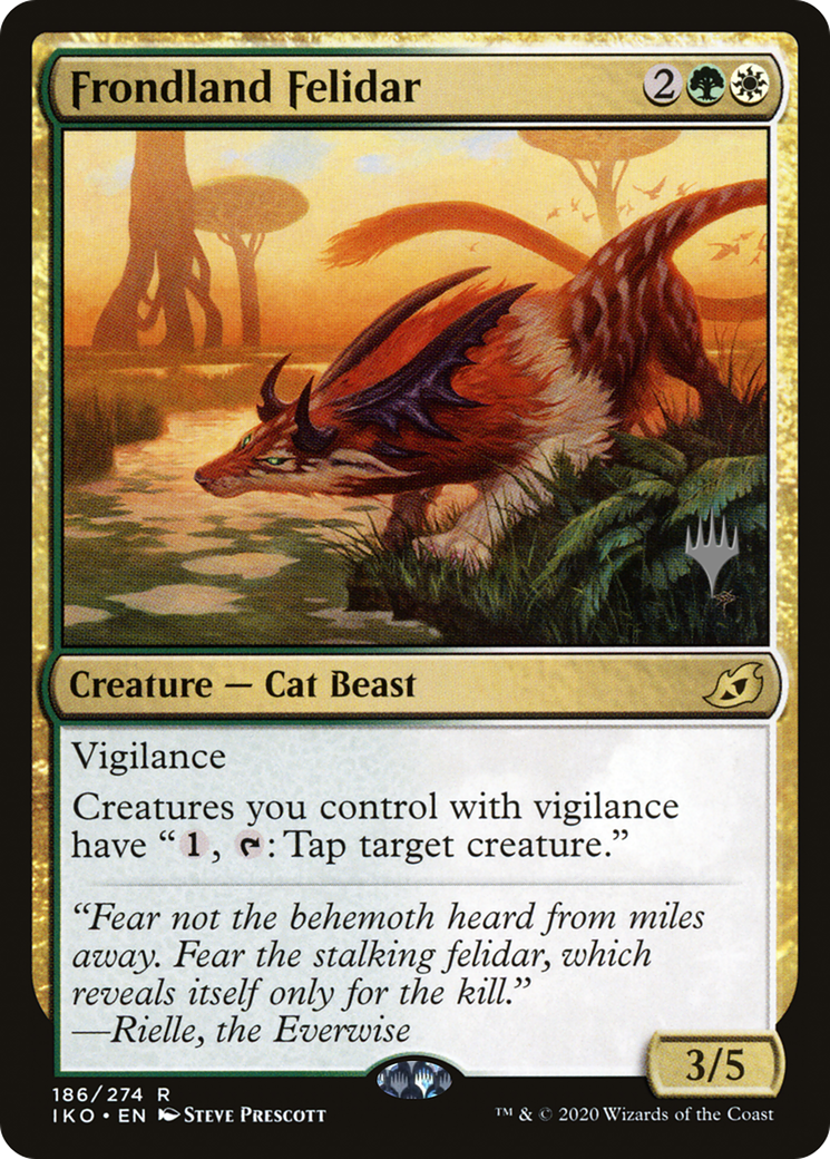 Image of Frondland Felidar (PPIKO-186) - Ikoria: Lair of Behemoths Promos Foil