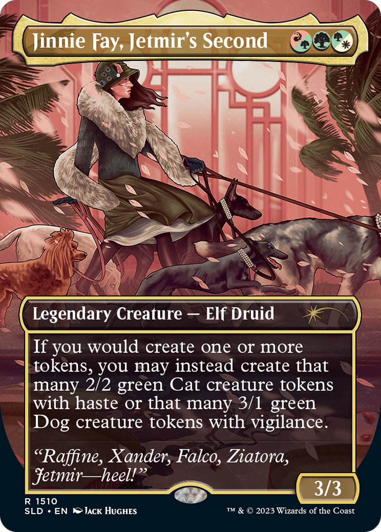 Image of Jinnie Fay, Jetmir's Second (SLD-1510) - Secret Lair Drop (Borderless) Foil
