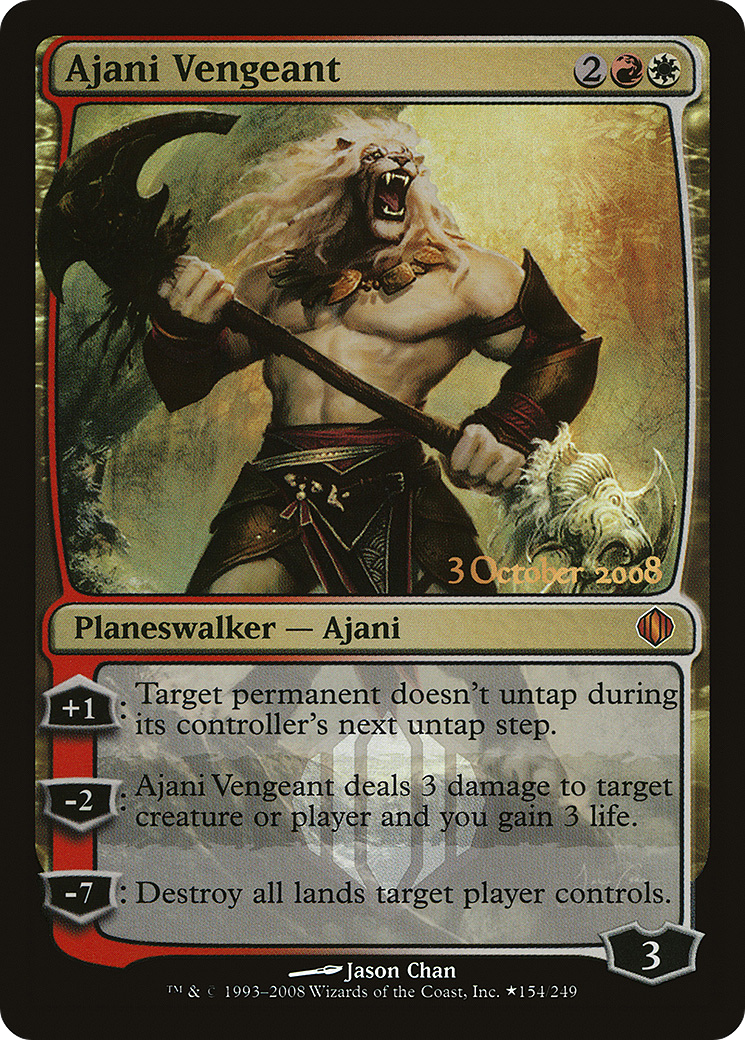 Image of Ajani Vengeant (LARP-154) - Shards of Alara Promos Foil