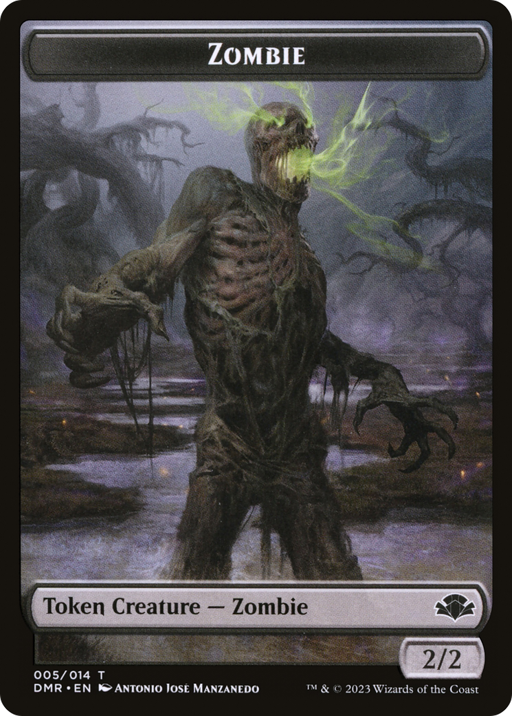 Image of Zombie (TDMR-005) - Dominaria Remastered Tokens Foil