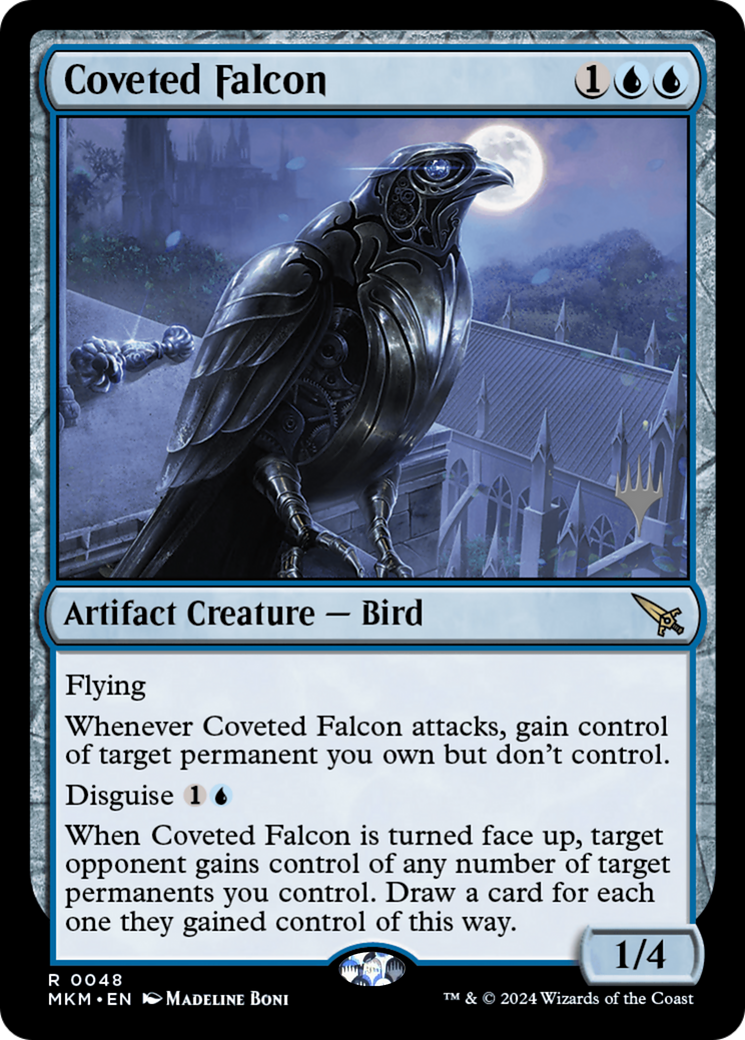 Image of Coveted Falcon (PPMKM-048) - Murders at Karlov Manor Promos