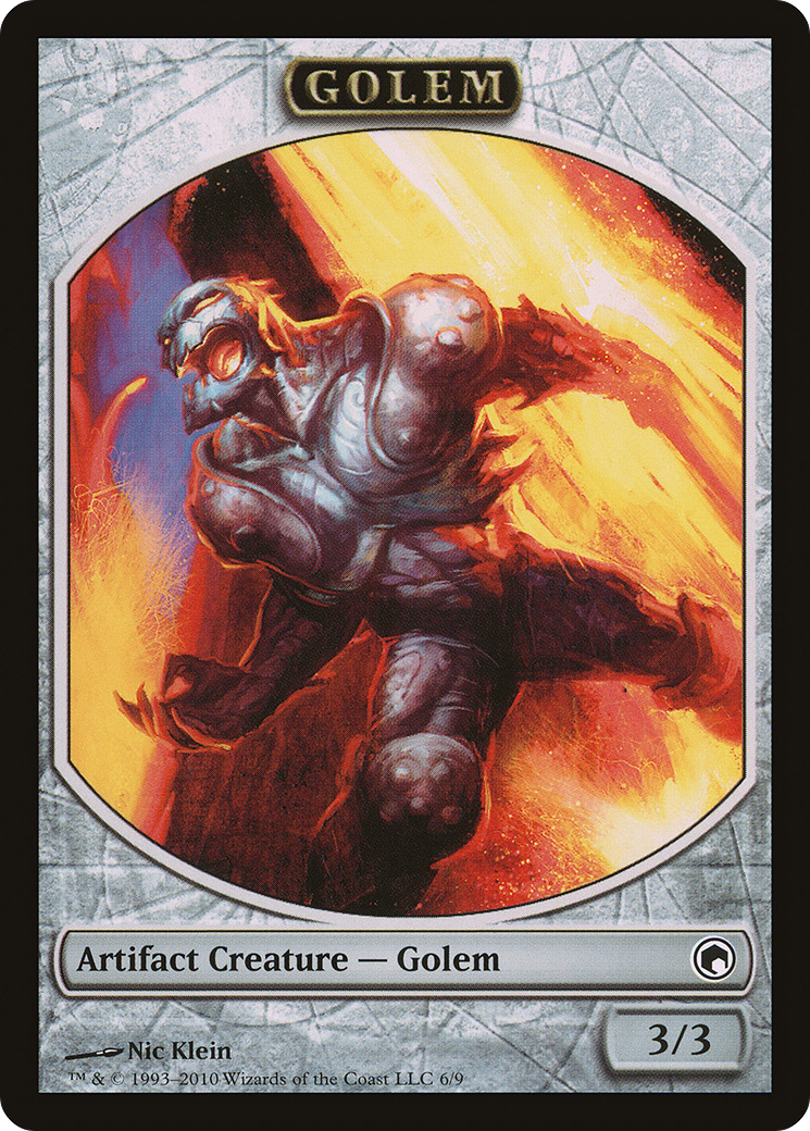 Image of Golem (SOM-006) - Scars of Mirrodin Tokens