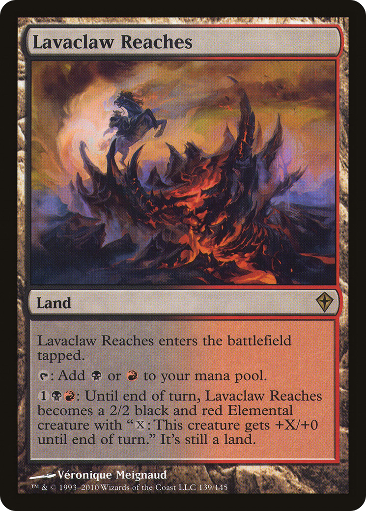 Image of Lavaclaw Reaches (WWK-139) - Worldwake Foil