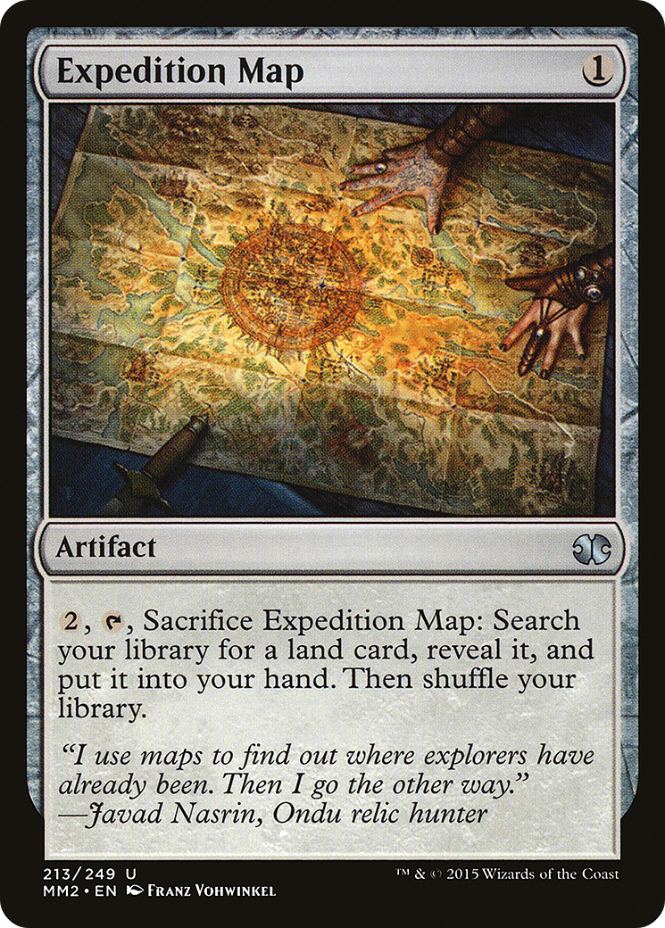 Image of Expedition Map (MM2-213) - Modern Masters 2015 Foil