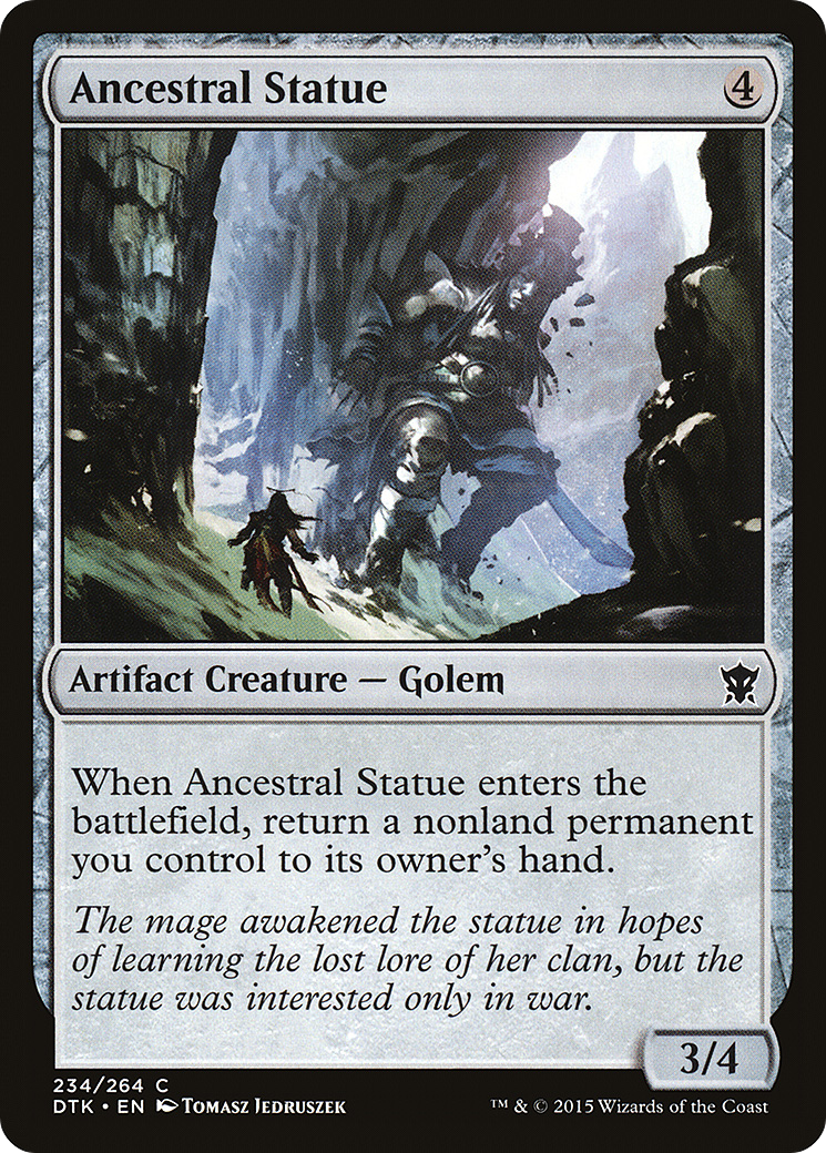 Image of Ancestral Statue (DTK-234) - Dragons of Tarkir Foil