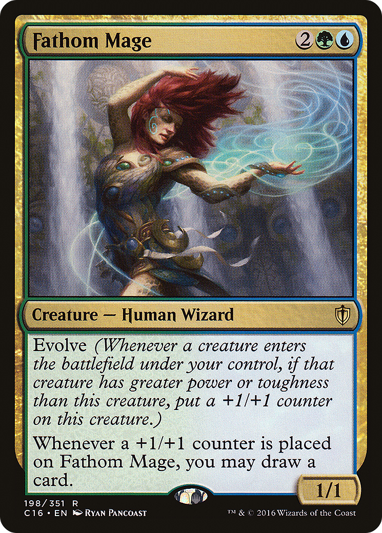 Image of Fathom Mage (C16-198) - Commander 2016