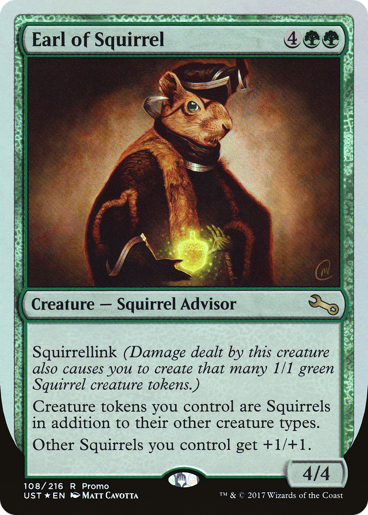 Image of Earl of Squirrel (Draft Weekend) (LARP-108) - Unstable Promos Foil