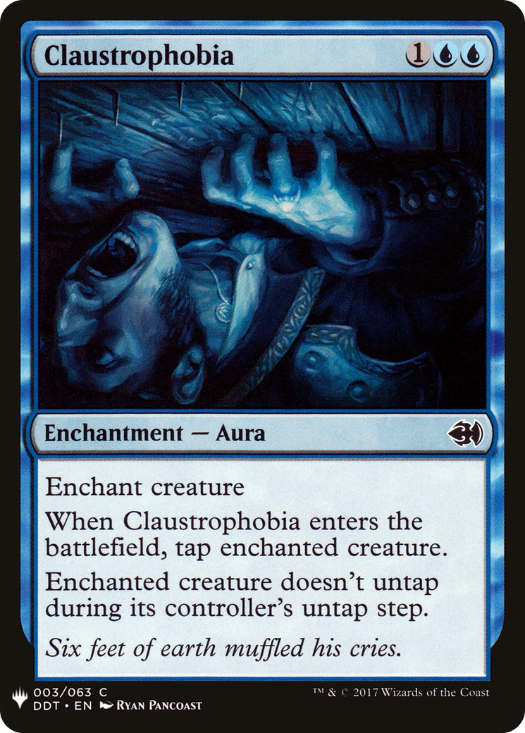 Image of Claustrophobia (LIST-DDT-3) - The List