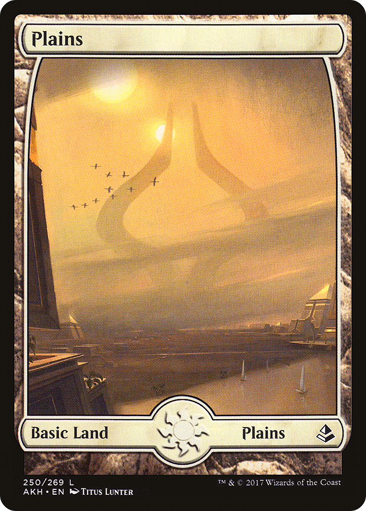 Image of Plains (250) - Full Art (AKH-250) - Amonkhet Foil