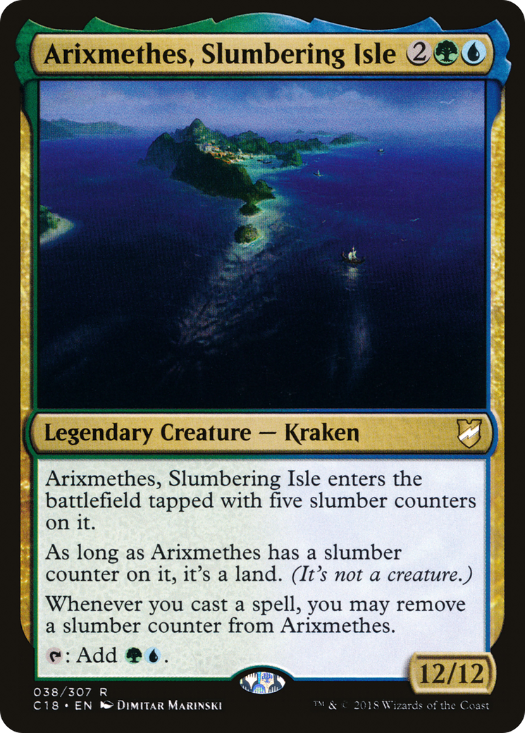 Image of Arixmethes, Slumbering Isle (C18-038) - Commander 2018