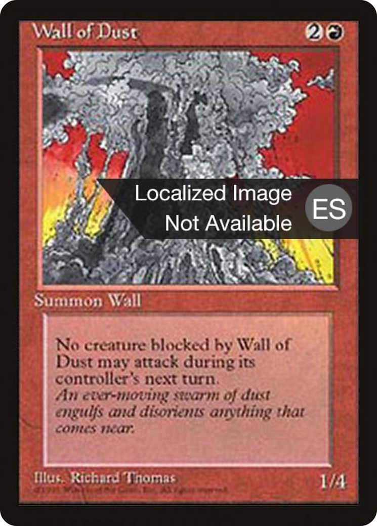Image of Wall of Dust (4BB-) - Fourth Edition Foreign Black Border