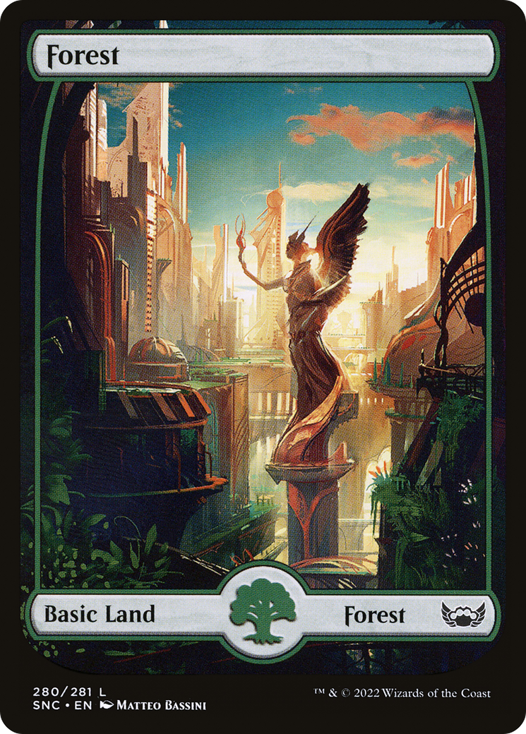 Image of Forest (280) (SNC-280) - Streets of New Capenna: (Full Art) Foil