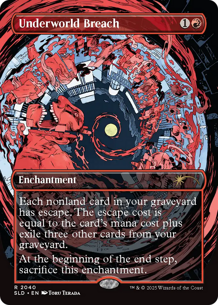 Image of Underworld Breach (2040) (Rainbow Foil) (SLD-2040) - Secret Lair Drop (Borderless) Foil