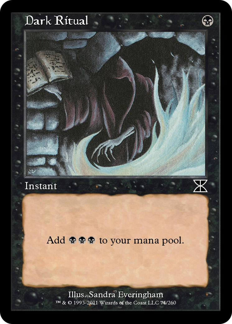 Image of Dark Ritual (ME4-074) - Masters Edition IV Foil