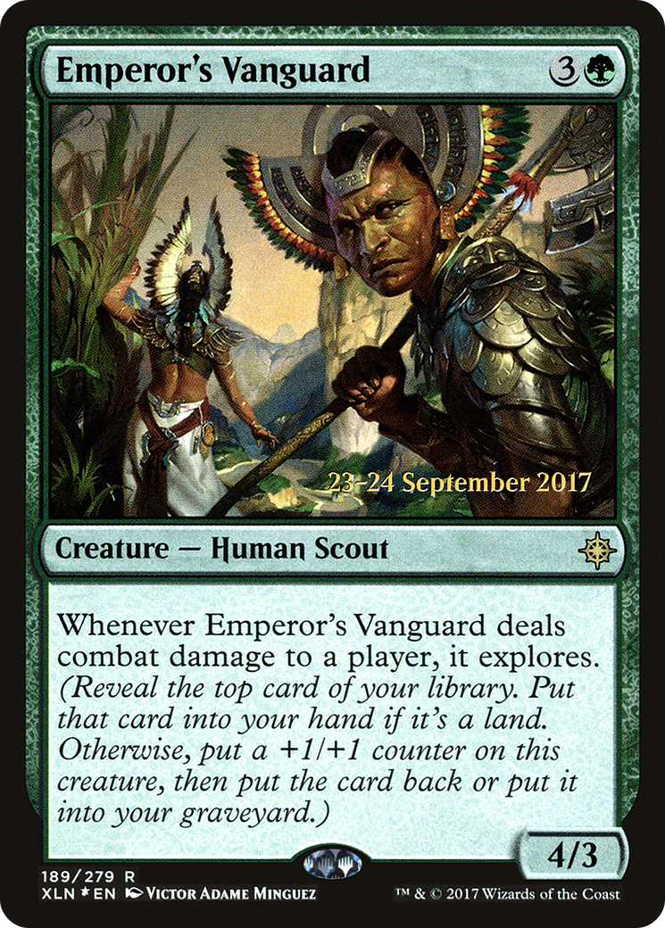 Image of Emperor's Vanguard (PRE-189S) - Ixalan Promos Foil