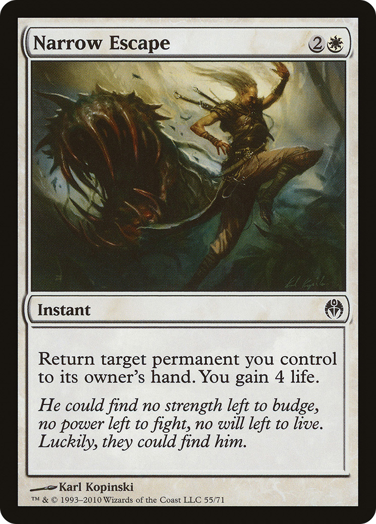 Image of Narrow Escape (DDE-055) - Duel Decks: Phyrexia vs. the Coalition