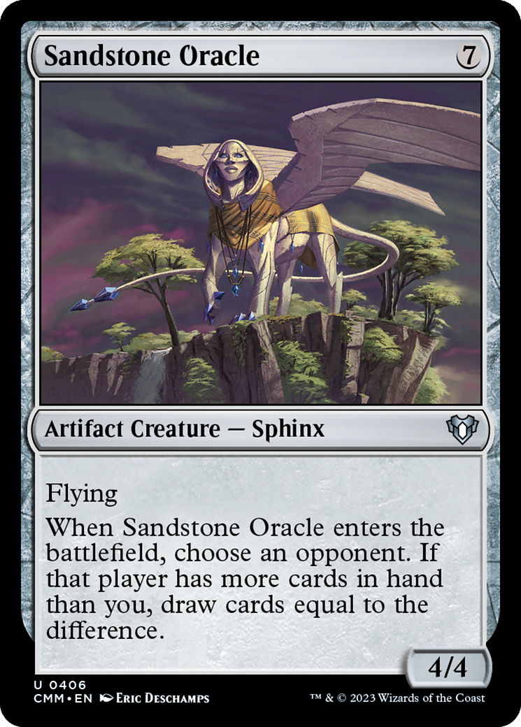 Image of Sandstone Oracle (CMM-406) - Commander Masters Foil