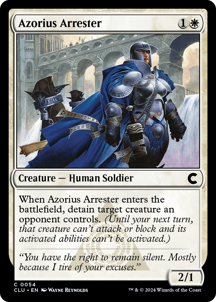 Image of Azorius Arrester (CLU-054) - Ravnica: Clue Edition
