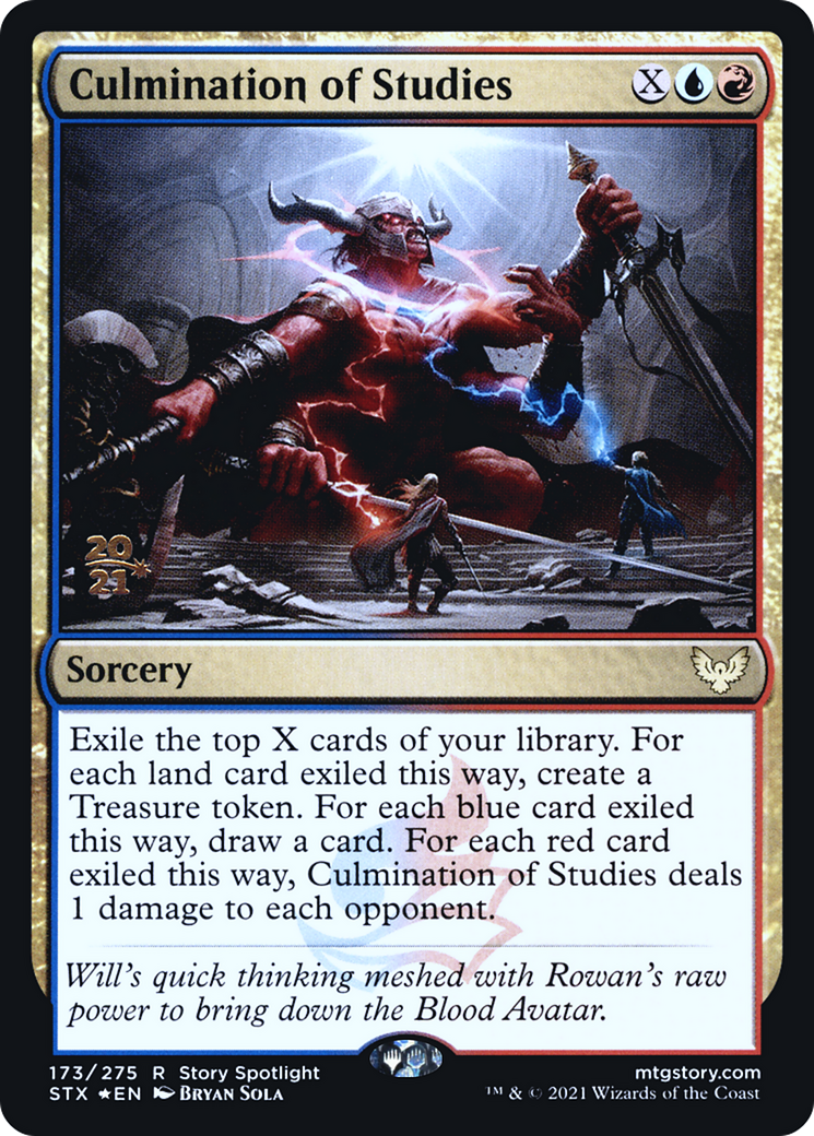 Image of Culmination of Studies (PRE-173) - Strixhaven: School of Mages Promos Foil