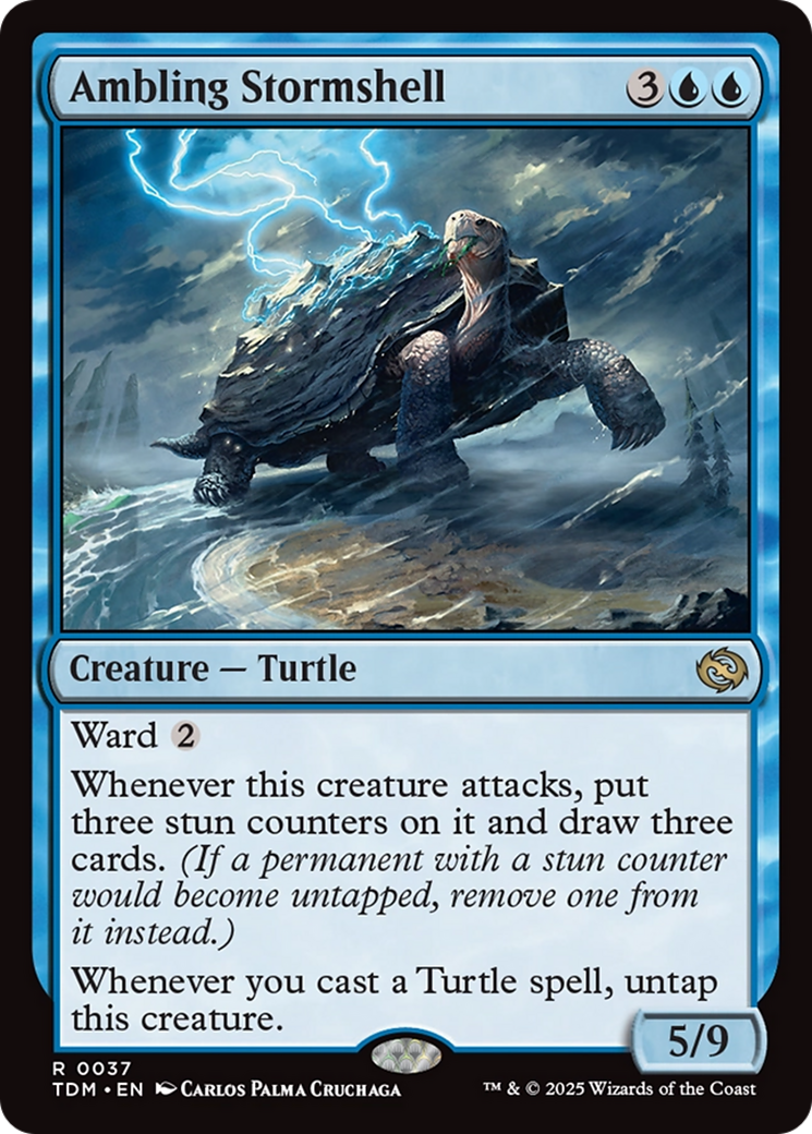 Image of Ambling Stormshell (TDM-037) - Tarkir: Dragonstorm