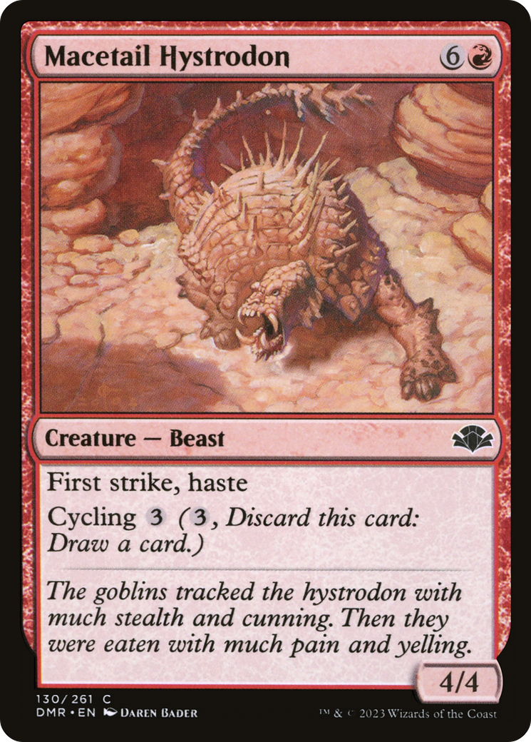 Image of Macetail Hystrodon (DMR-130) - Dominaria Remastered Foil