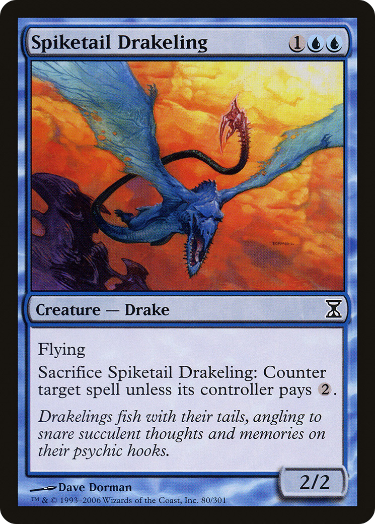 Image of Spiketail Drakeling (TSP-080) - Time Spiral Foil