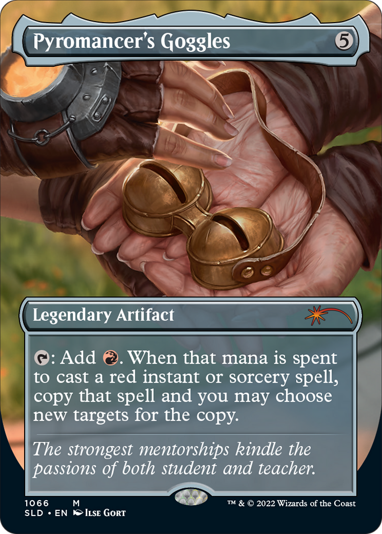 Image of Pyromancer's Goggles (SLD-1066) - Secret Lair Drop (Borderless)