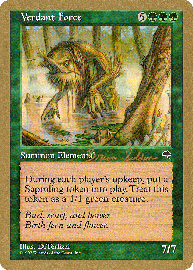 Image of Verdant Force - 1998 Brian Selden (TMP) (WCD-) - World Championship Decks 1998
