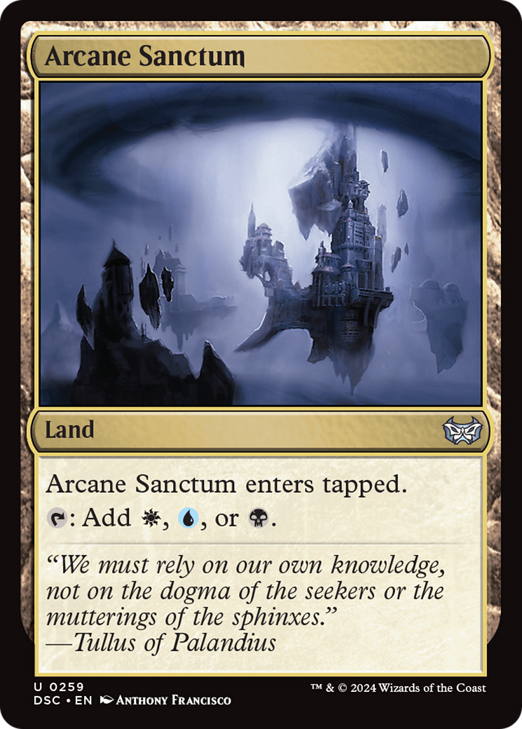 Image of Arcane Sanctum (DSC-259) - Duskmourn: House of Horror Commander