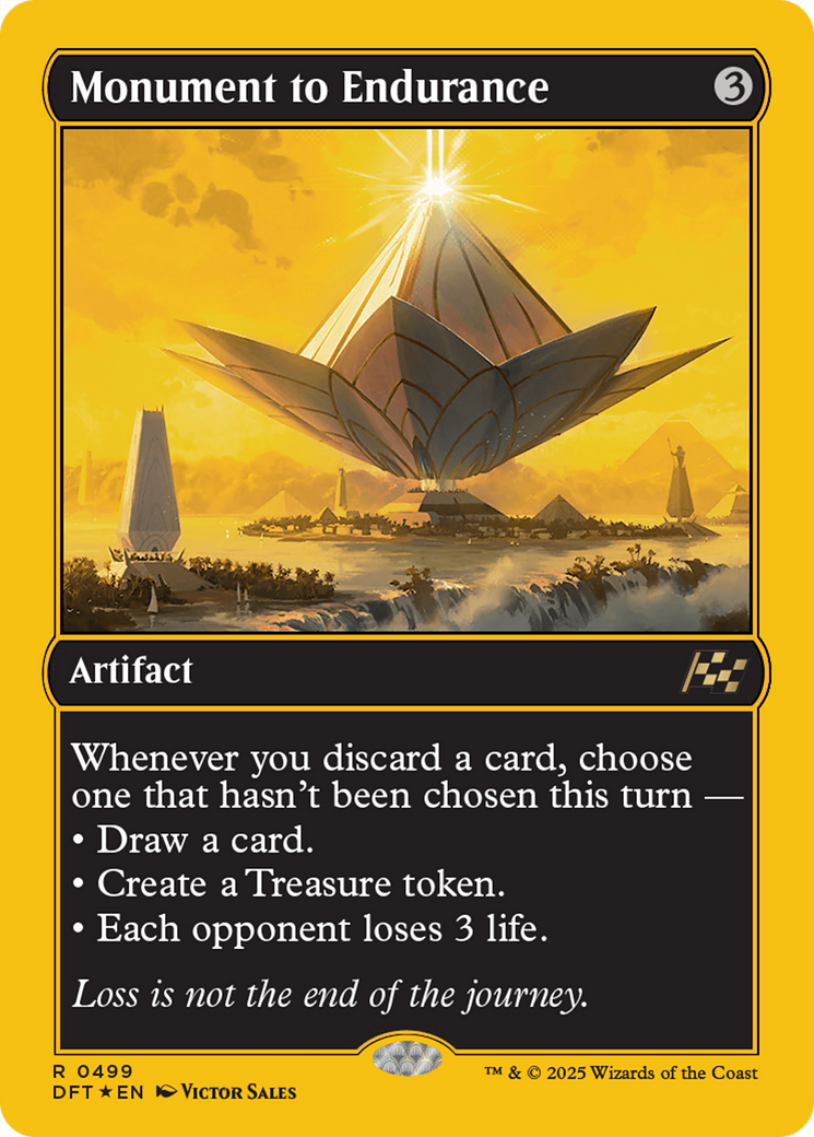 Image of Monument to Endurance (First-Place Foil) (DFT-499) - Aetherdrift Foil