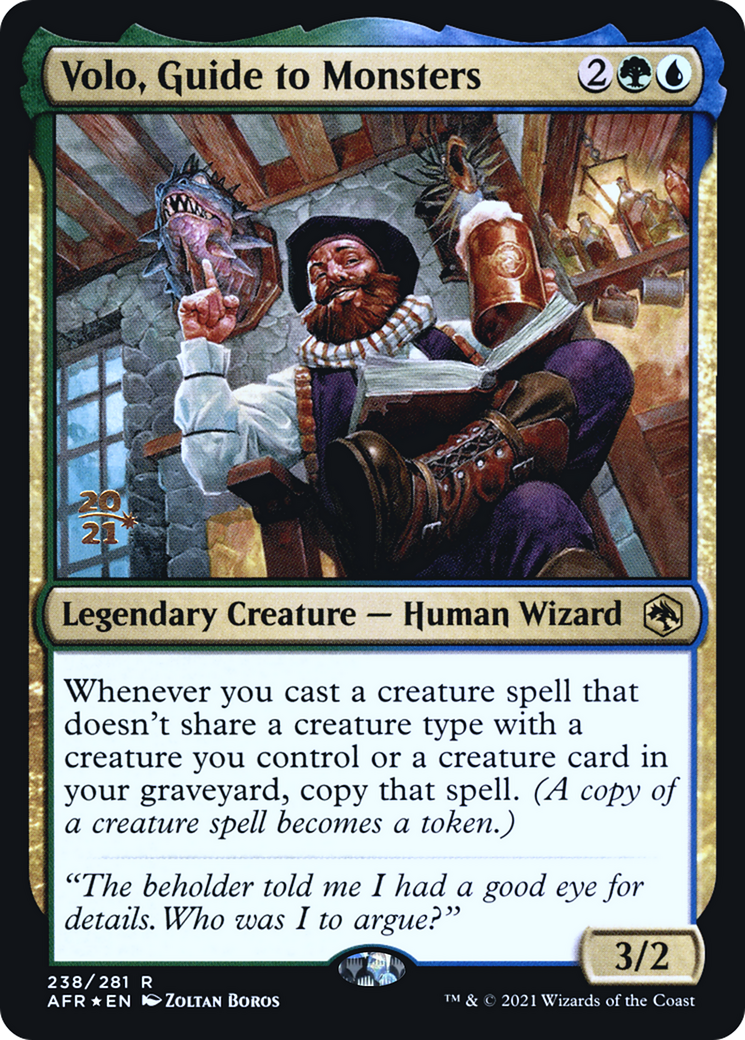 Image of Volo, Guide to Monsters (PRE-238) - Adventures in the Forgotten Realms Promos Foil
