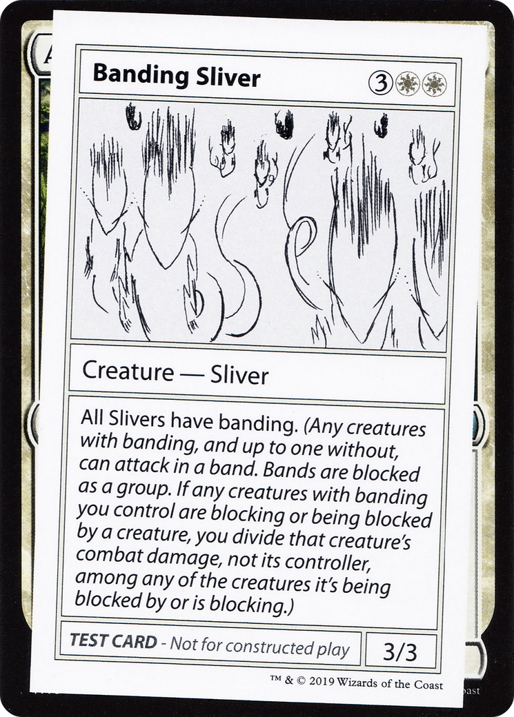 Image of Banding Sliver (No PW Symbol) (CMB1-) - Mystery Booster Playtest Cards 2021