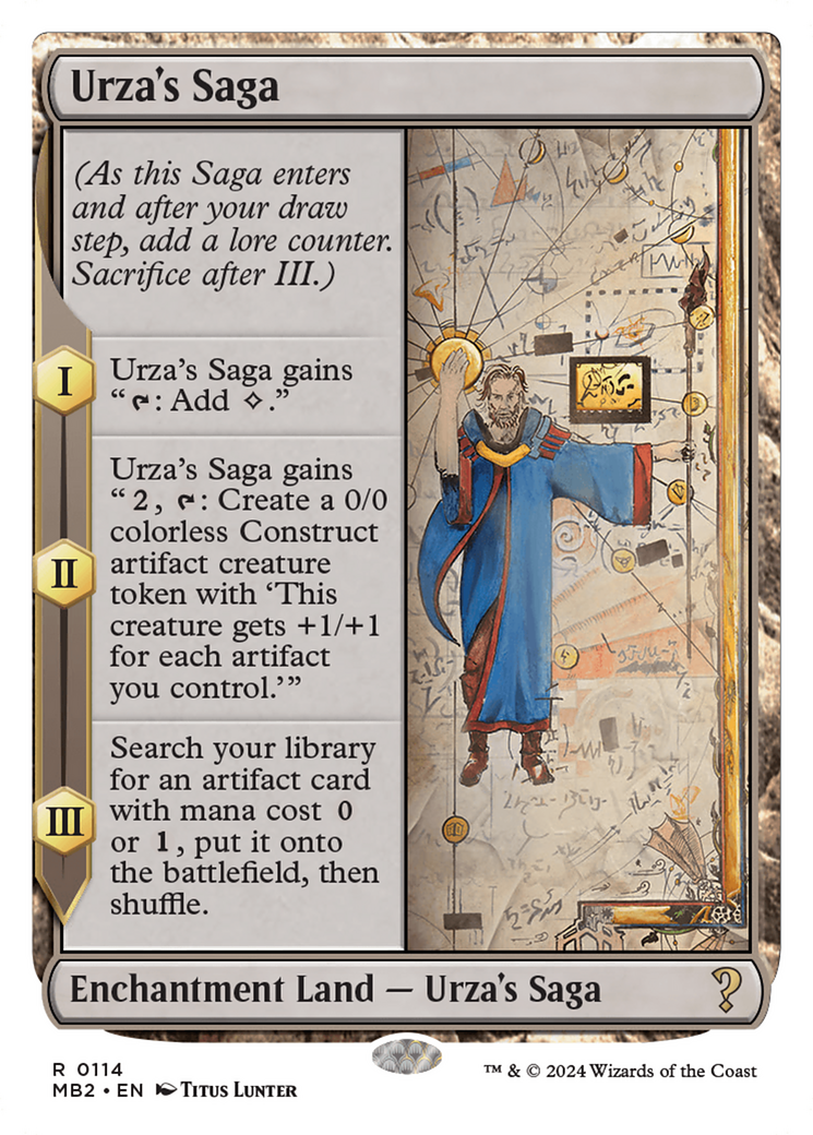 Image of Urza's Saga (White Border) (MB2-114) - Mystery Booster 2