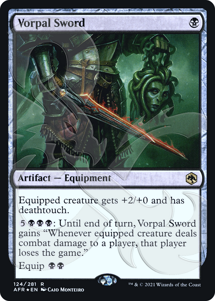 Image of Vorpal Sword (AFR&-124) - Adventures in the Forgotten Realms Promos Foil