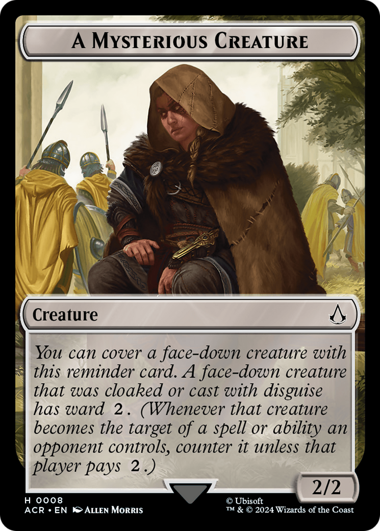 Image of A Mysterious Creature (ACR-008) - Assassin's Creed Tokens