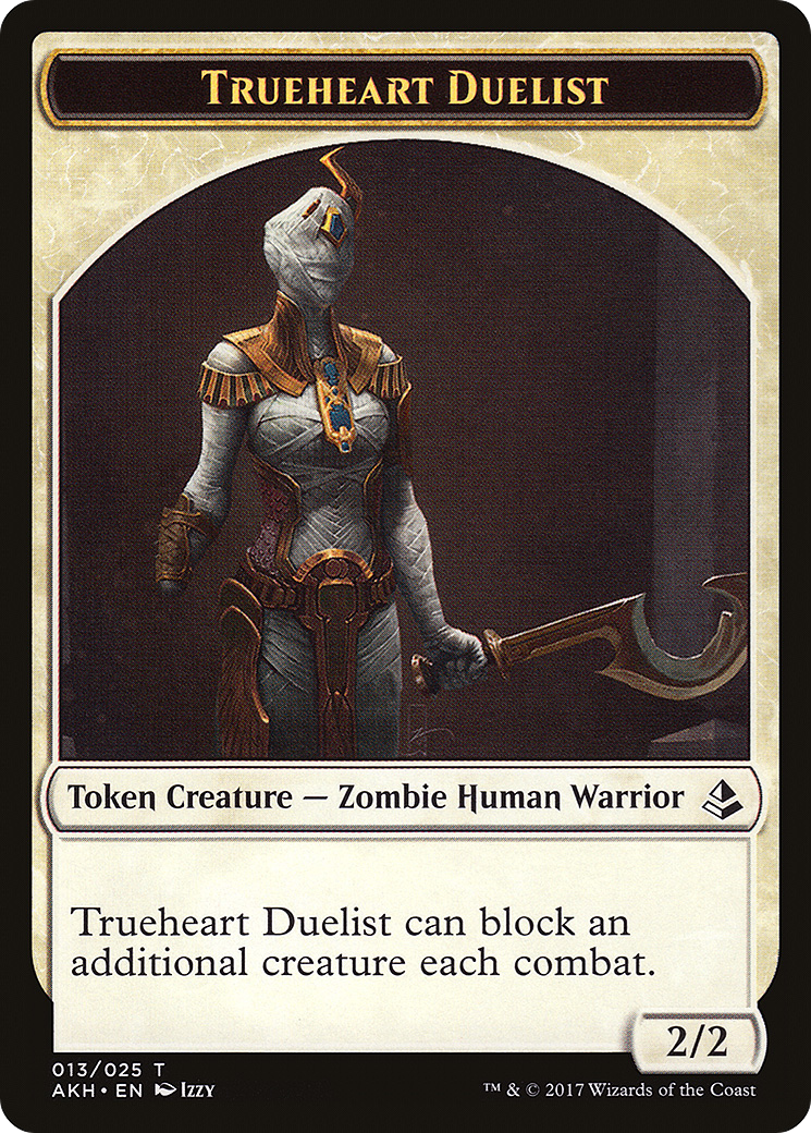 Image of Trueheart Duelist Token (AKH-013) - Amonkhet Tokens Foil