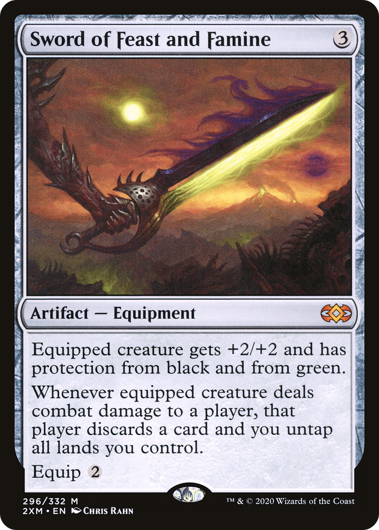 Image of Sword of Feast and Famine (2XM-296) - Double Masters