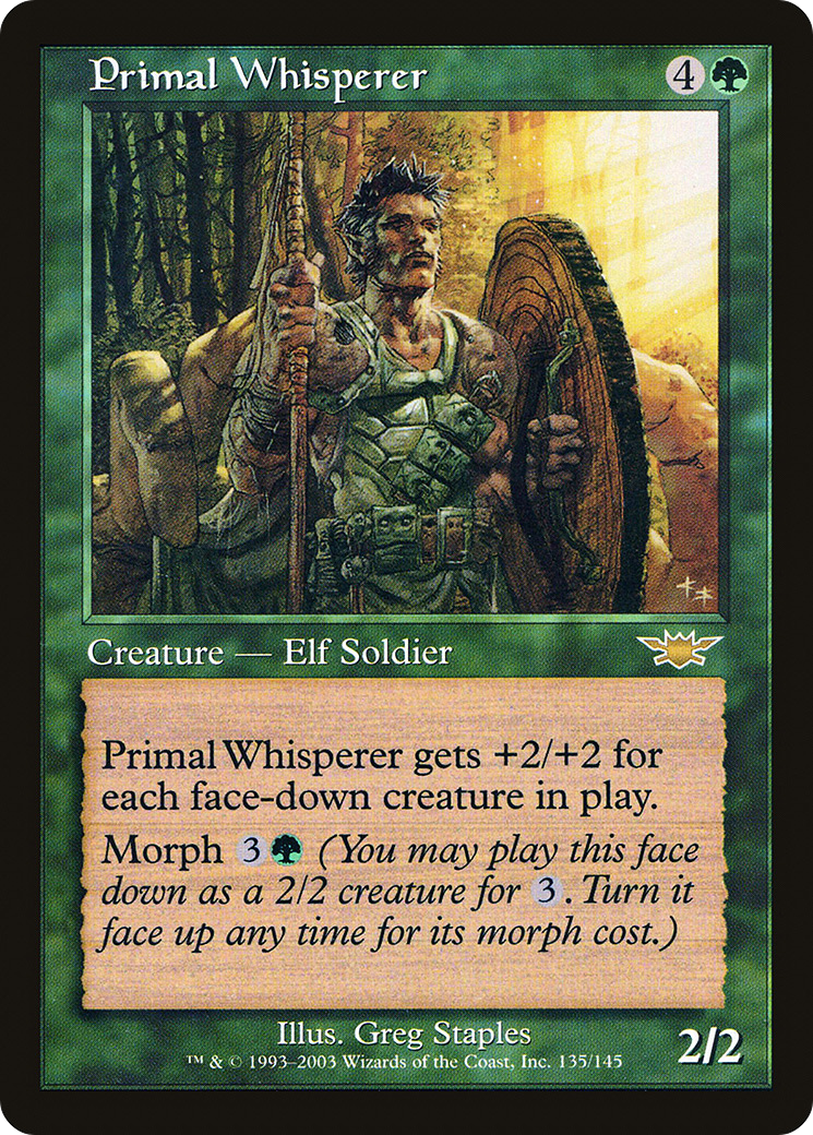 Image of Primal Whisperer (LGN-135) - Legions Foil