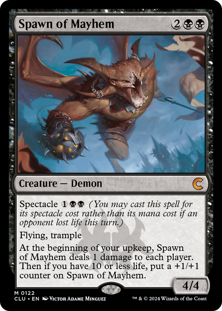 Image of Spawn of Mayhem (CLU-122) - Ravnica: Clue Edition