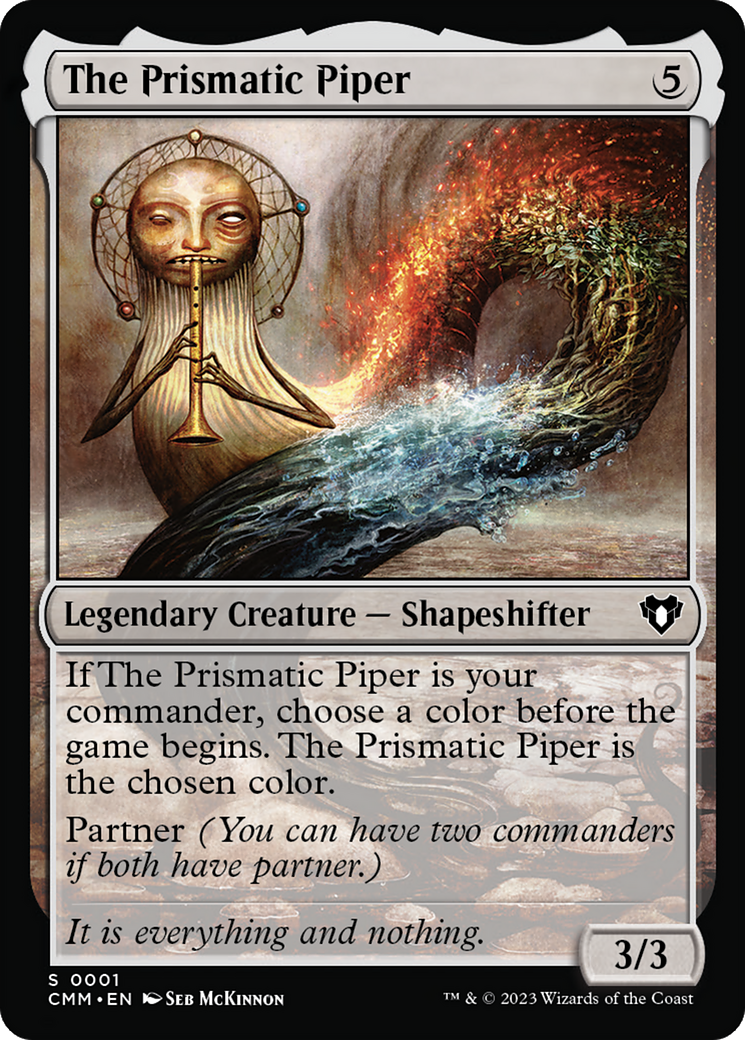 Image of The Prismatic Piper (CMM-001) - Commander Masters Foil
