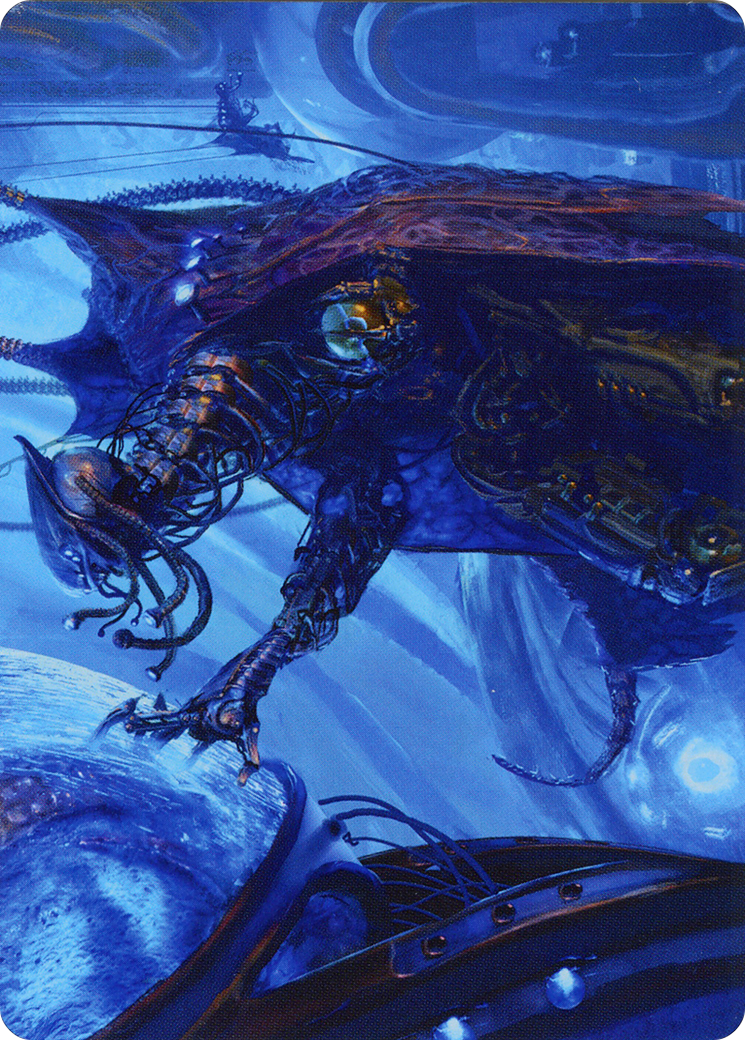 Image of Atmosphere Surgeon // Atmosphere Surgeon (AONE-012) - Phyrexia: All Will Be One Art Series (Borderless) Foil