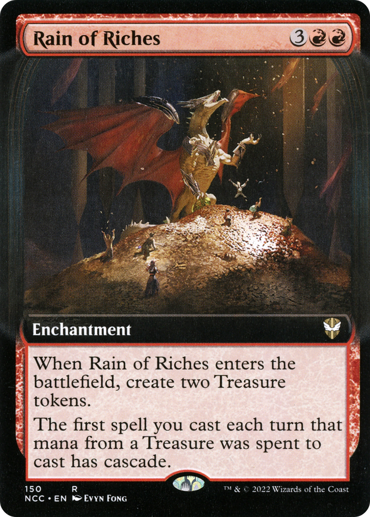 Image of Rain of Riches (Extended Art) (NCC-150) - New Capenna Commander: (Extended Art)