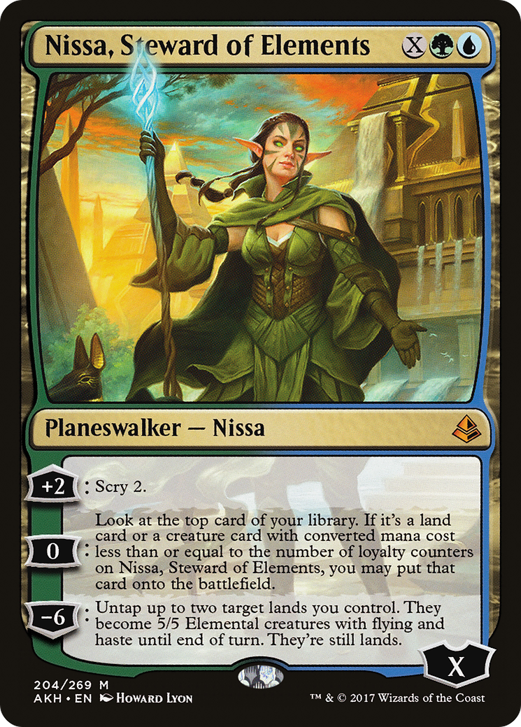 Image of Nissa, Steward of Elements (AKH-204) - Amonkhet