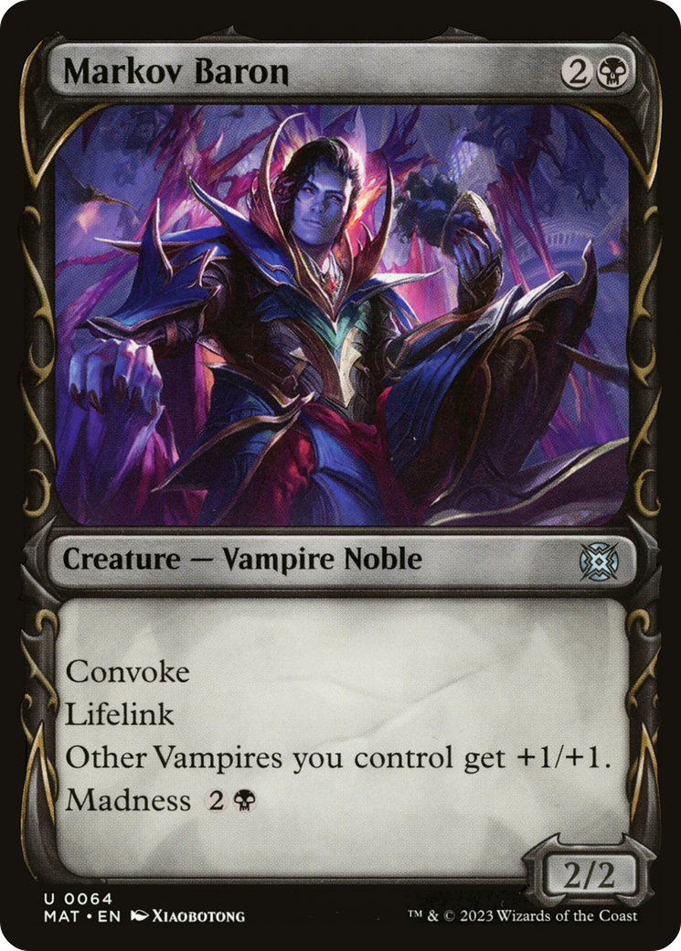 Image of Markov Baron (Showcase) (MAT-064) - March of the Machine: The Aftermath: (Showcase) Foil