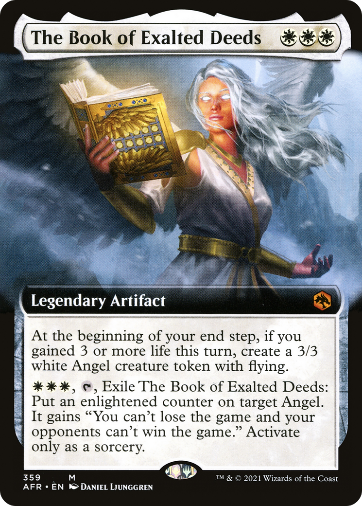 Image of The Book of Exalted Deeds (Extended Art) (AFR-359) - Adventures in the Forgotten Realms: (Extended Art) Foil