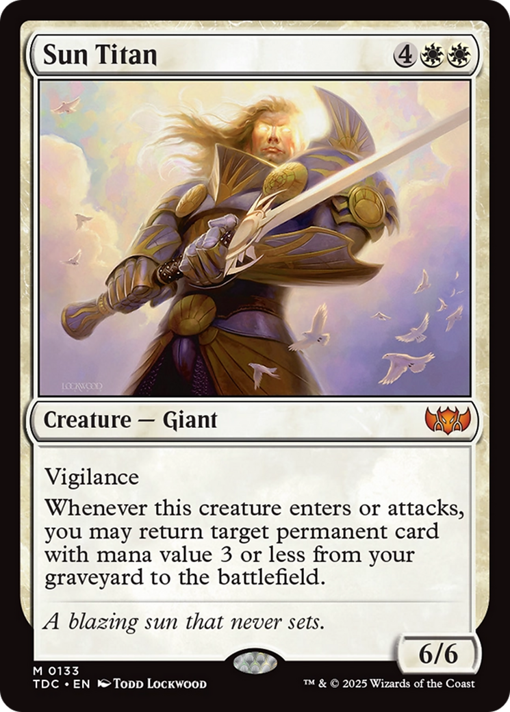 Image of Sun Titan (TDC-133) - Commander: Tarkir: Dragonstorm