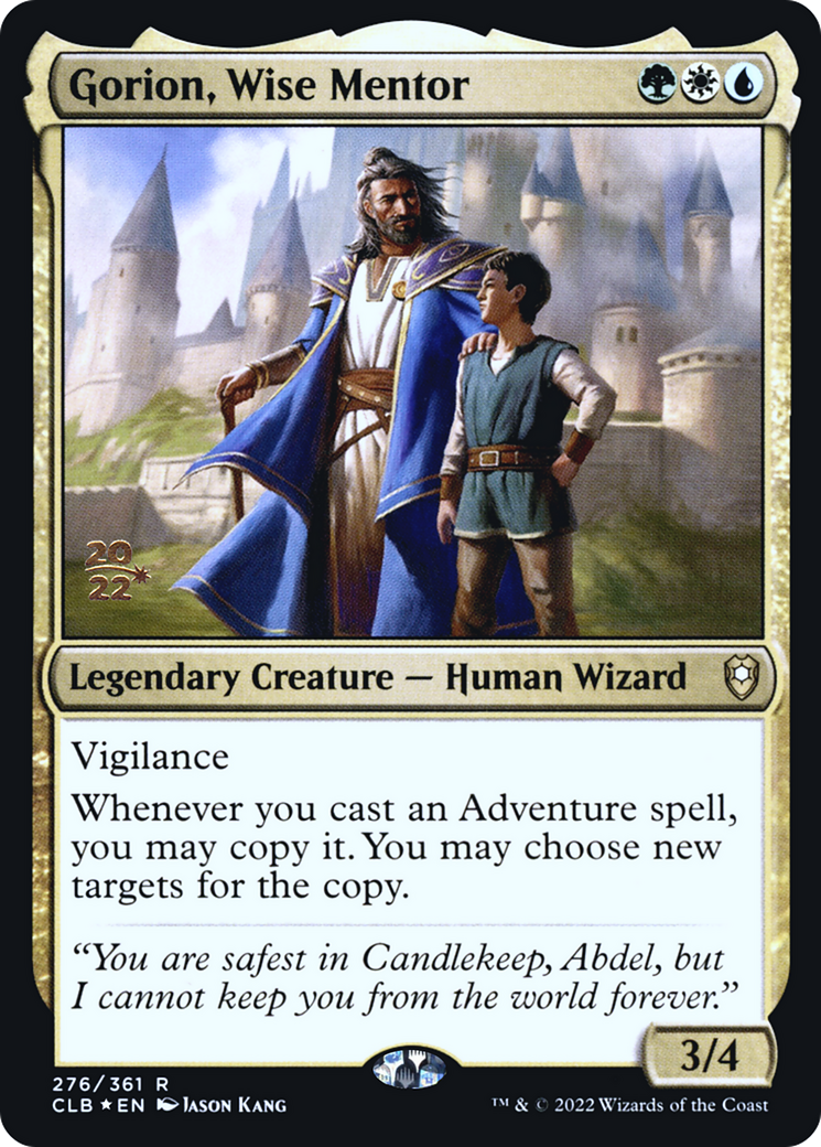 Image of Gorion, Wise Mentor (PRE-276) - Battle for Baldur's Gate Promos Foil